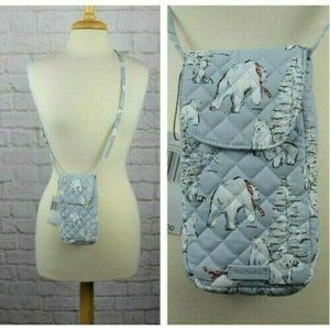 NWT Vera Bradley Carson Cellphone Crossbody Bears
